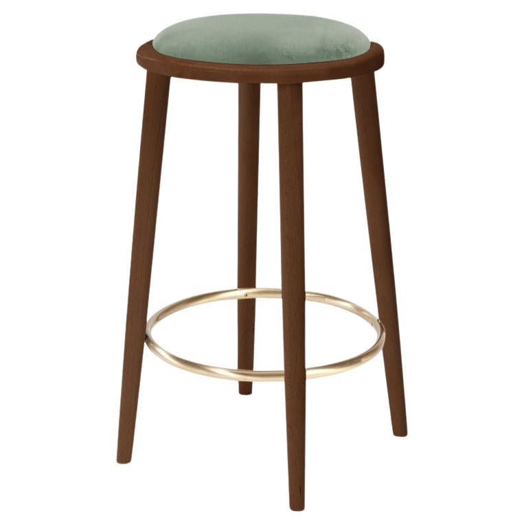 Luc Bar Stool with Beech Ash-056-1 and Smooth 60 For Sale