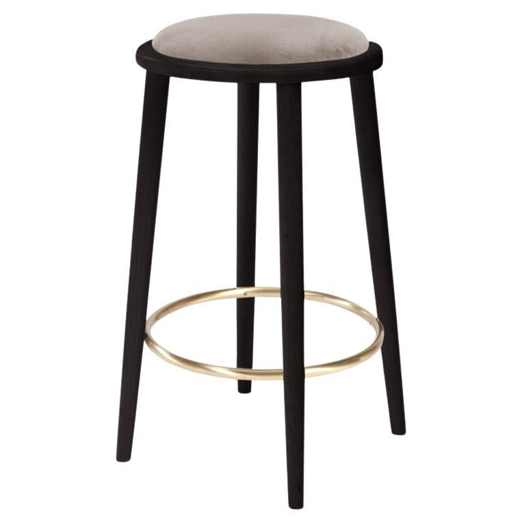 Luc Bar Stool with Beech Ash-056-5 and Paris Mouse For Sale