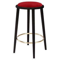 Luc Bar Stool with Beech Ash-056-5 and Smooth 72