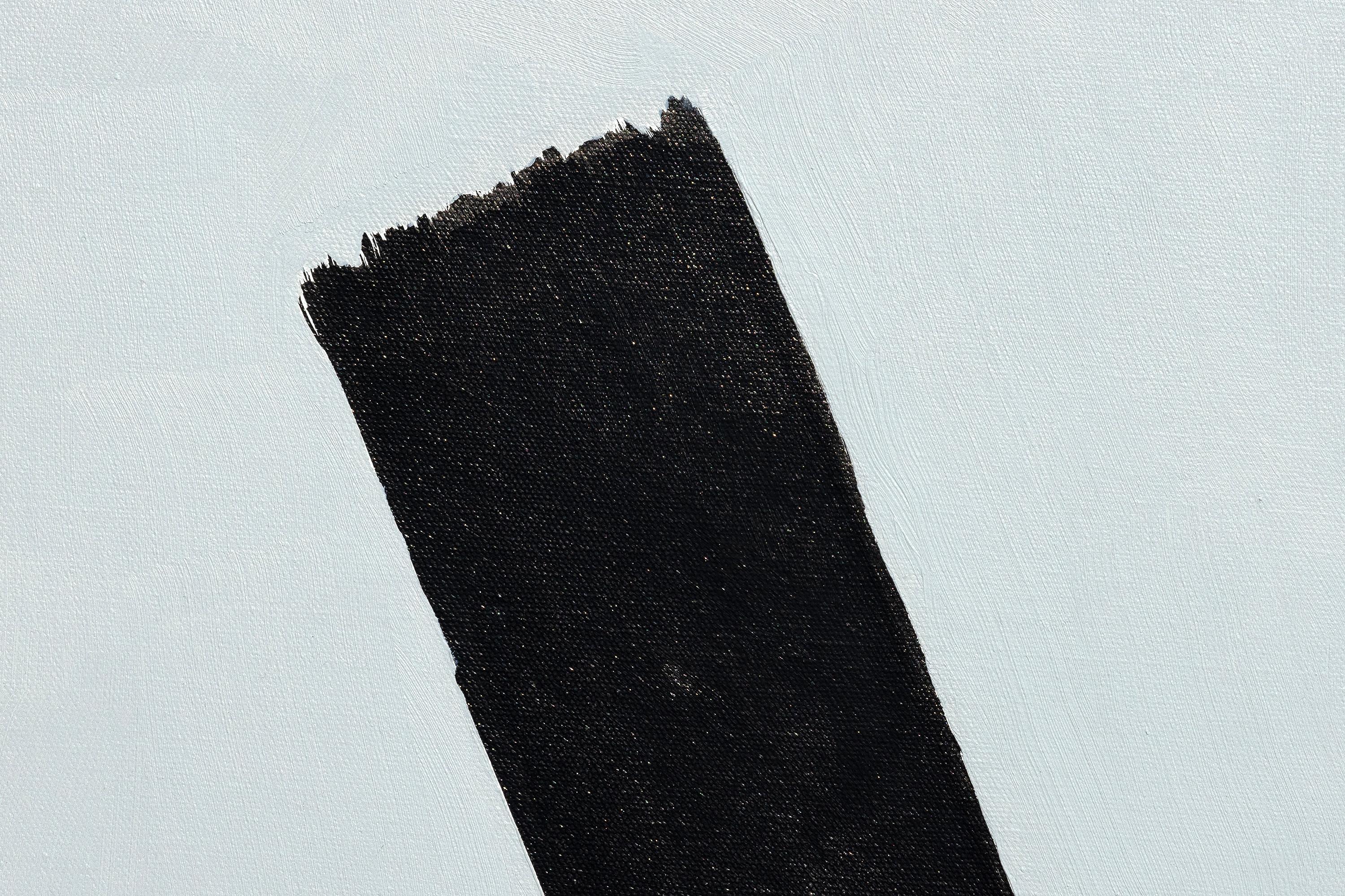 Senza titolo (dittico) - Abstract Painting Grigio di Luc Bernard