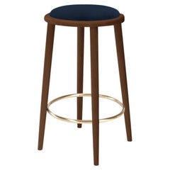 Luc Counter Stool with Beech Ash-056-1 and Paris Black