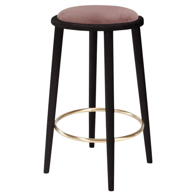 Luc Counter Stool with Beech Ash-056-5 and Barcelona Lotus For Sale
