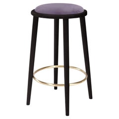 Luc Counter Stool with Beech Ash-056-5 and Paris Lavanda