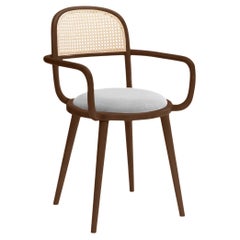 Luc Dining Chair with Beech Ash-056-1 and Aluminium