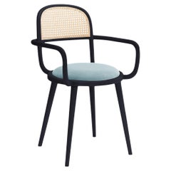 Chaise de salle à manger Luc avec hêtre Ash-056-5 et Safira de Paris
