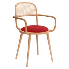 Luc Dining Chair with Natural Oak and Smooth 72