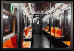 Subway 3516, photographie, couleur orange