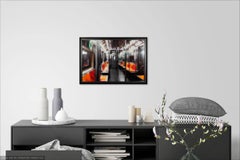 Subway 3516, Photograph, color orange