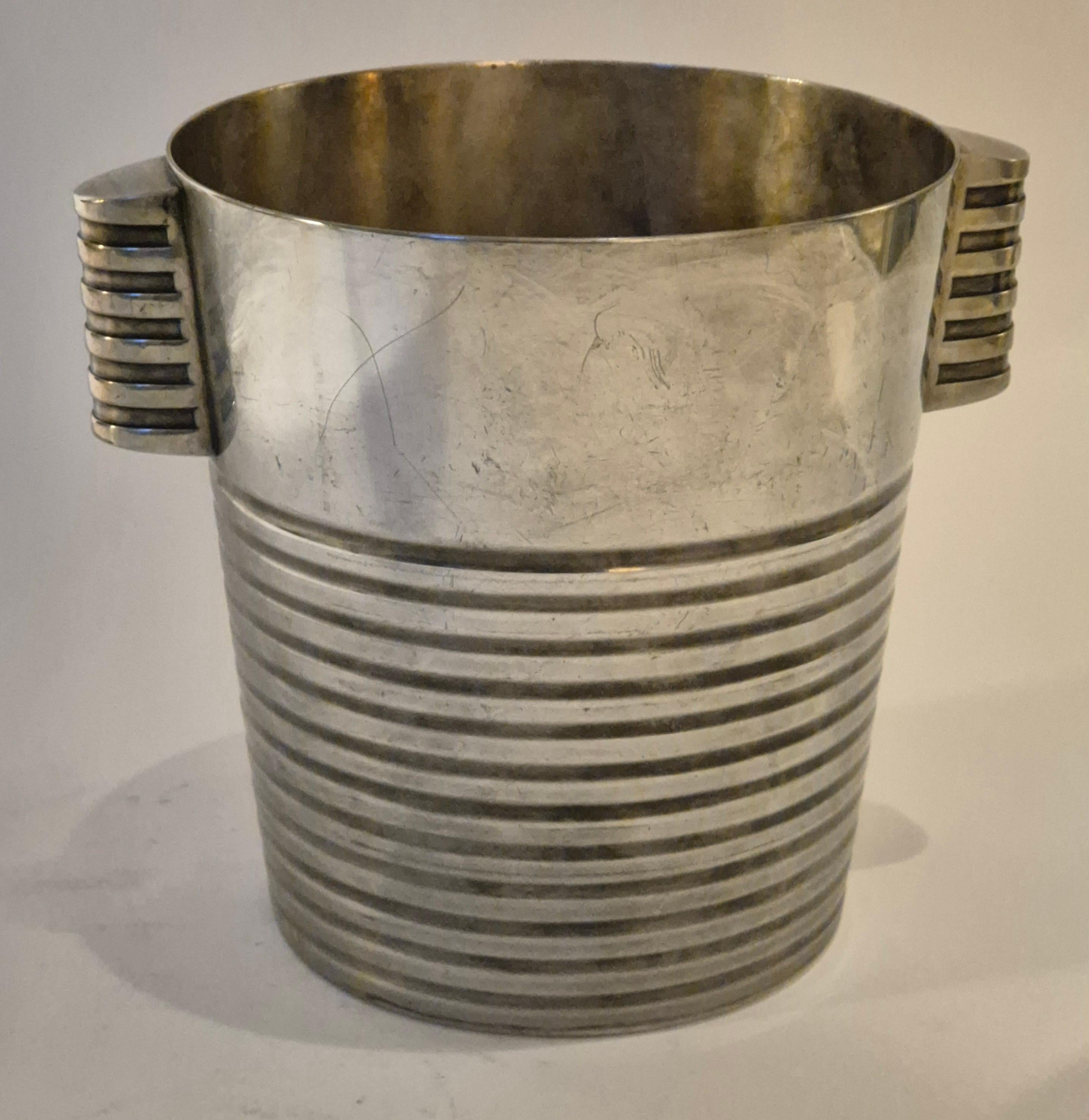Francese Luc Lanel, dispenser per champagne/vino, Christofle France 1930. in vendita