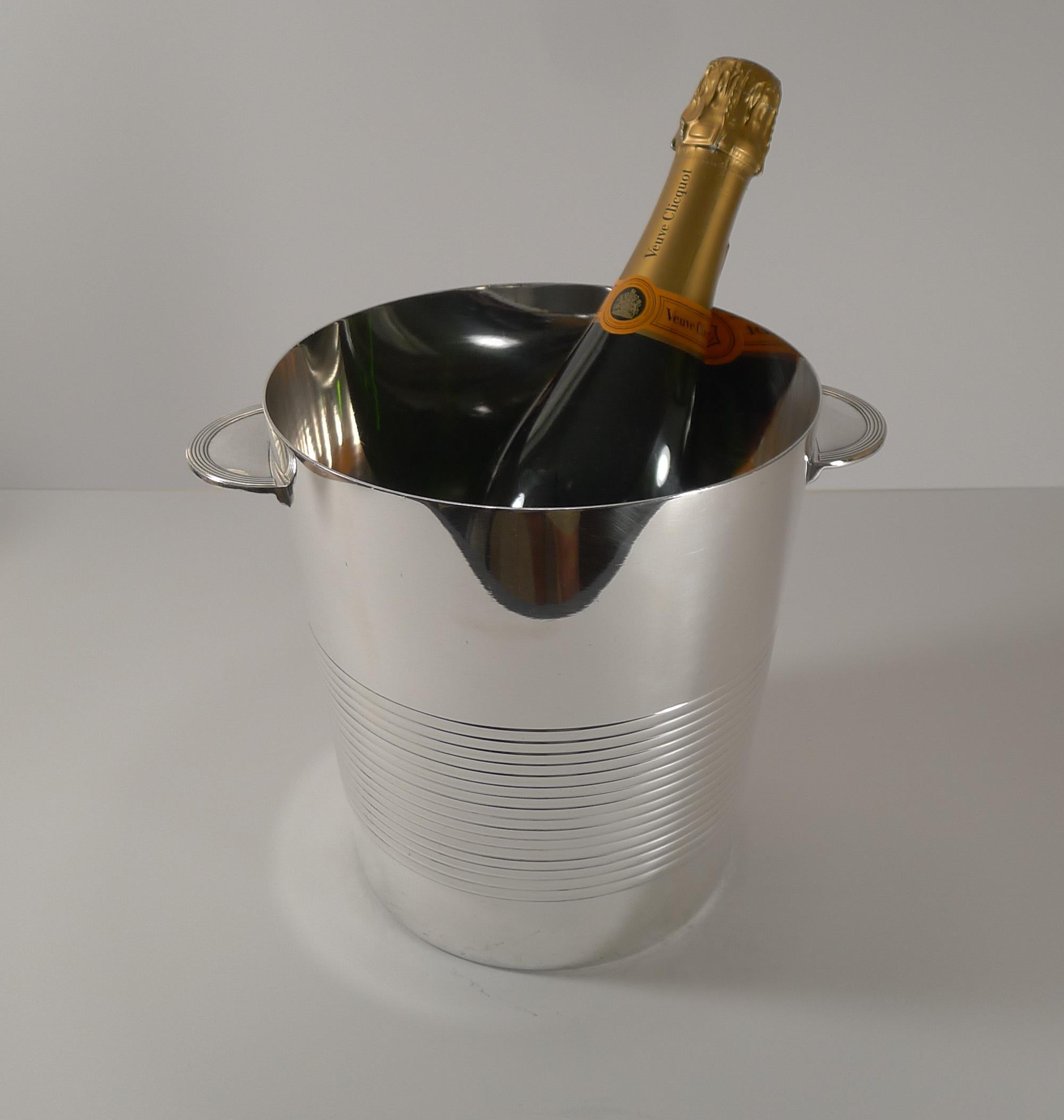 Luc Lanel for Christofle, Champagne Bucket / Wine Cooler, Vulcan c.1940 3