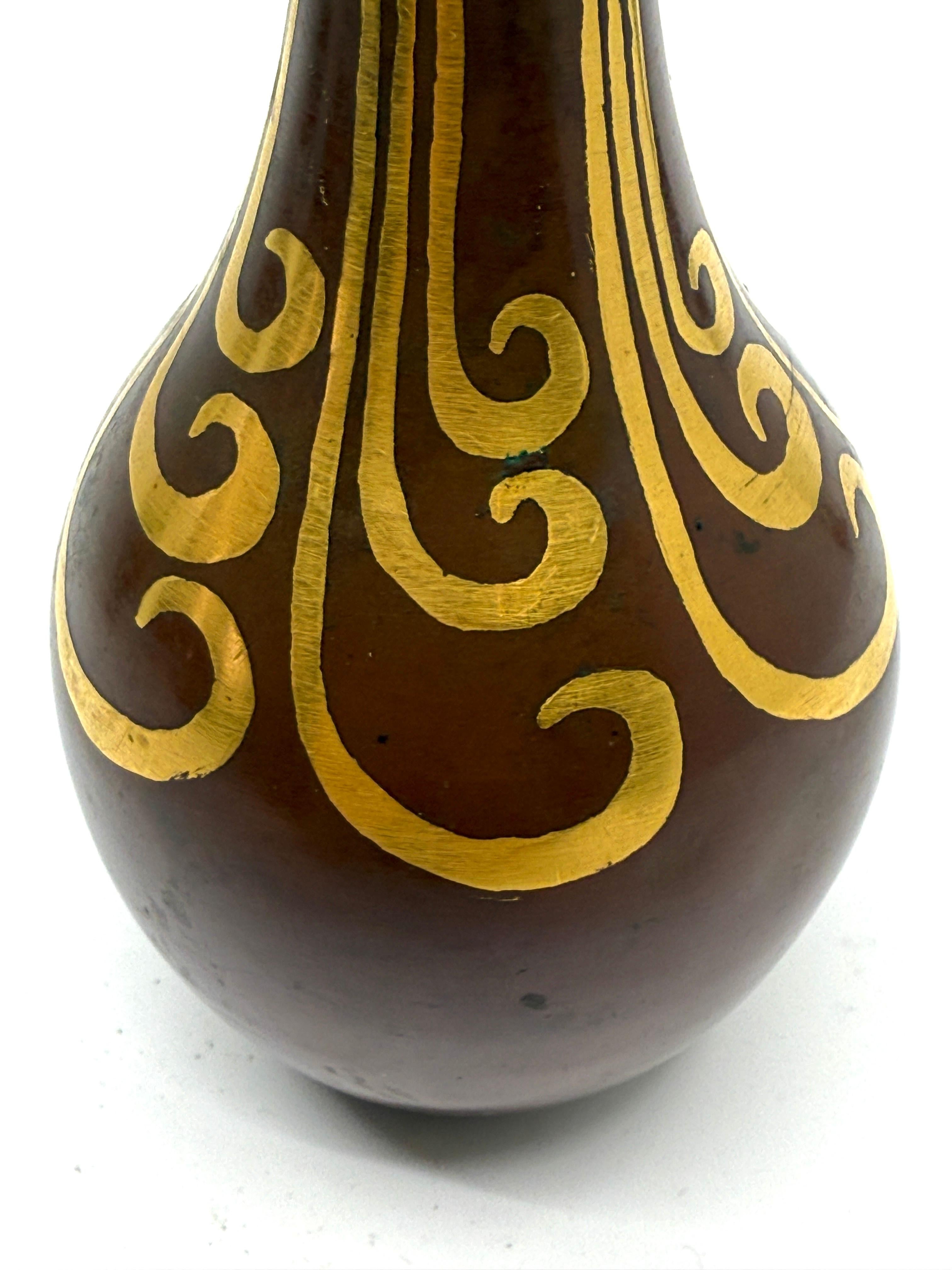Vaso Dinanderie Luc Lanel per Christofle in vendita 8