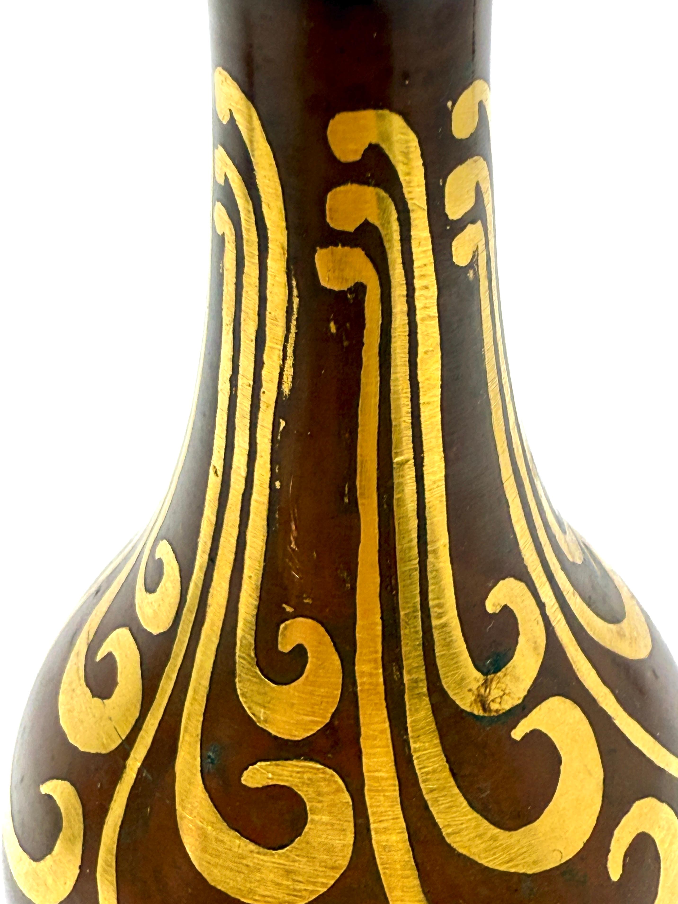 Vaso Dinanderie Luc Lanel per Christofle in vendita 11