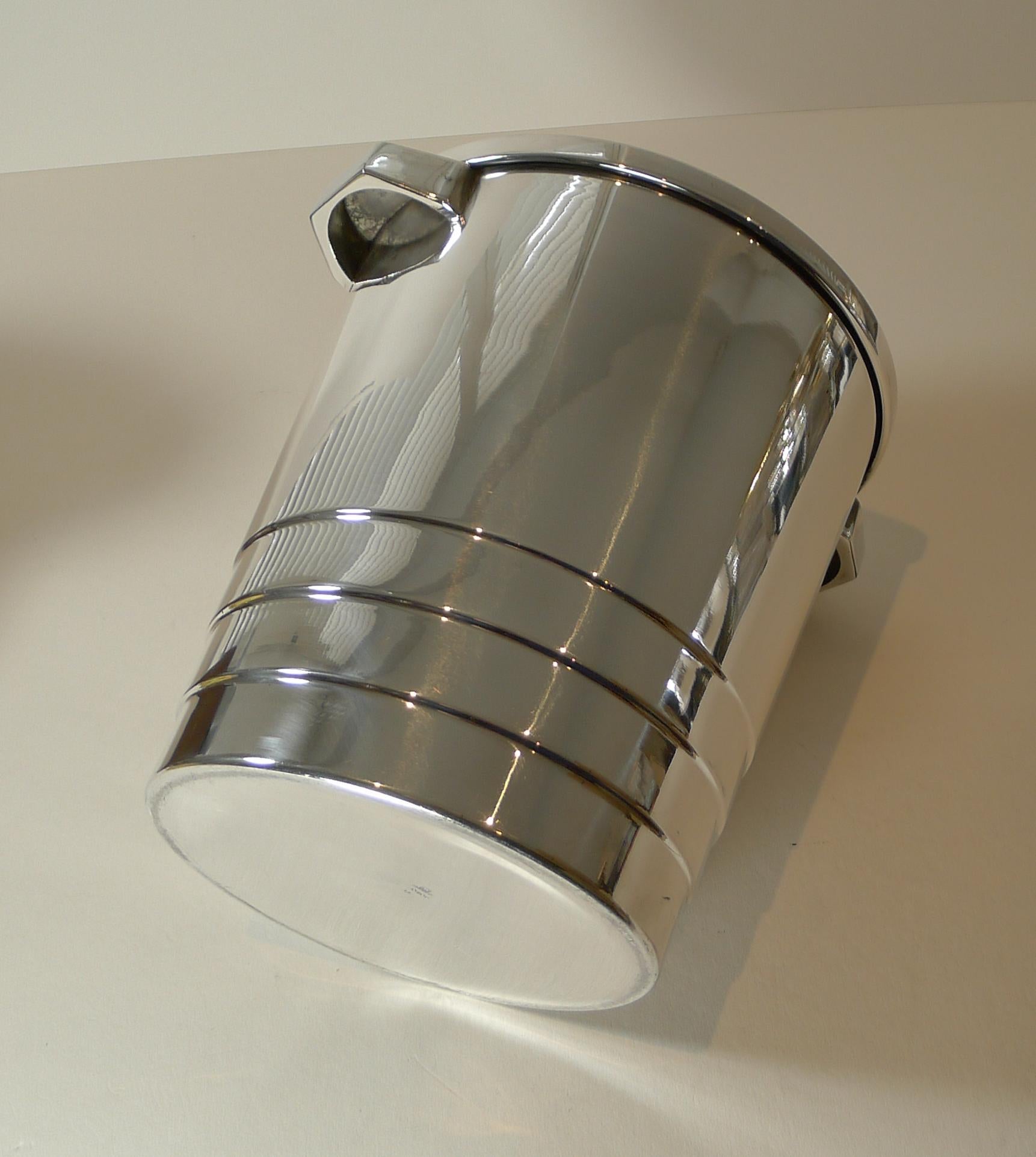 Art Deco Luc Lanel for Christofle Gallia Collection Champagne Bucket / Wine Cooler c.1935