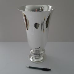 Luc Lanel for Christofle / Gallia - Huge Ondulations Vase c.1935