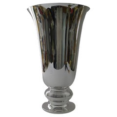 Luc Lanel for Christofle / Gallia - Huge Ondulations Vase c.1935