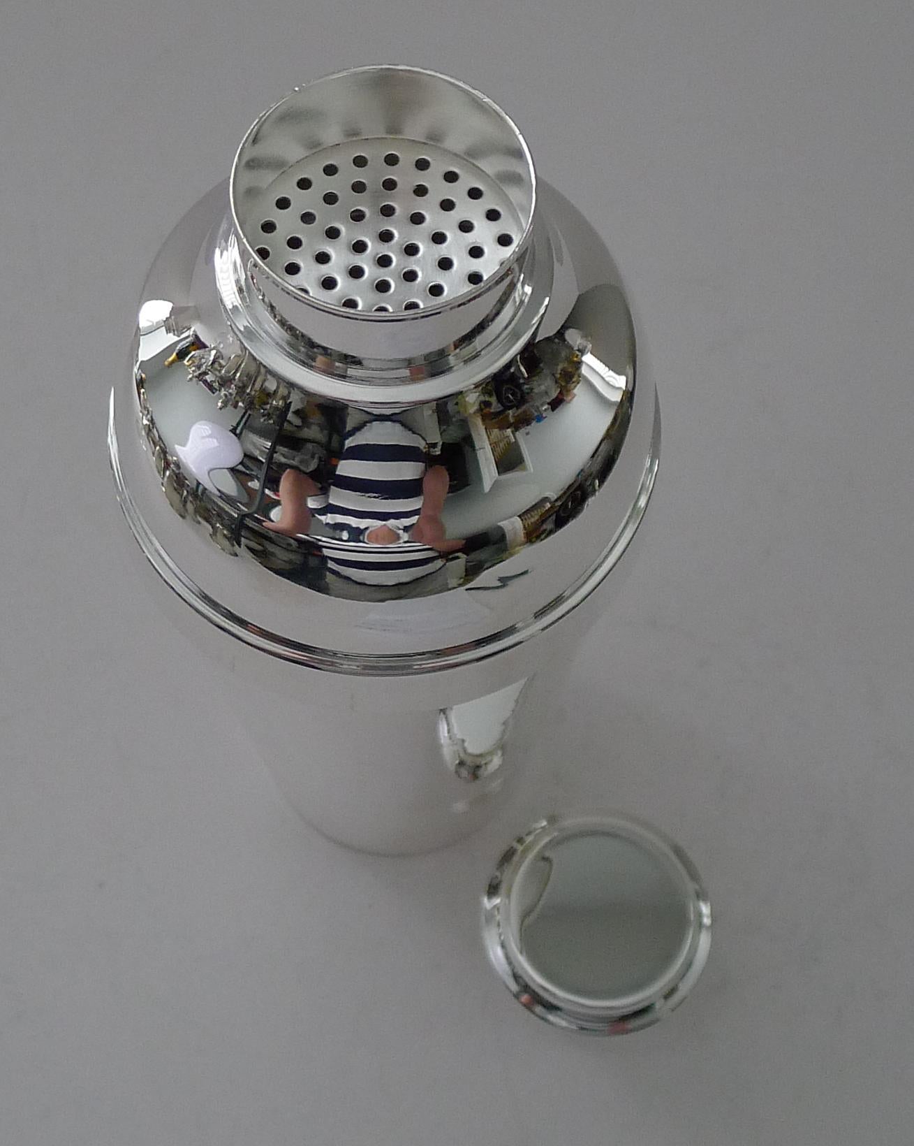 Luc Lanel für Christofle - Ondulations Cocktail Shaker um 1935 3