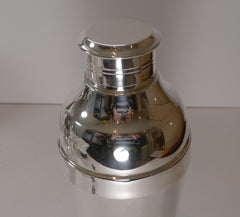 Luc Lanel For Christofle, Ondulations Cocktail Shaker, c.1935