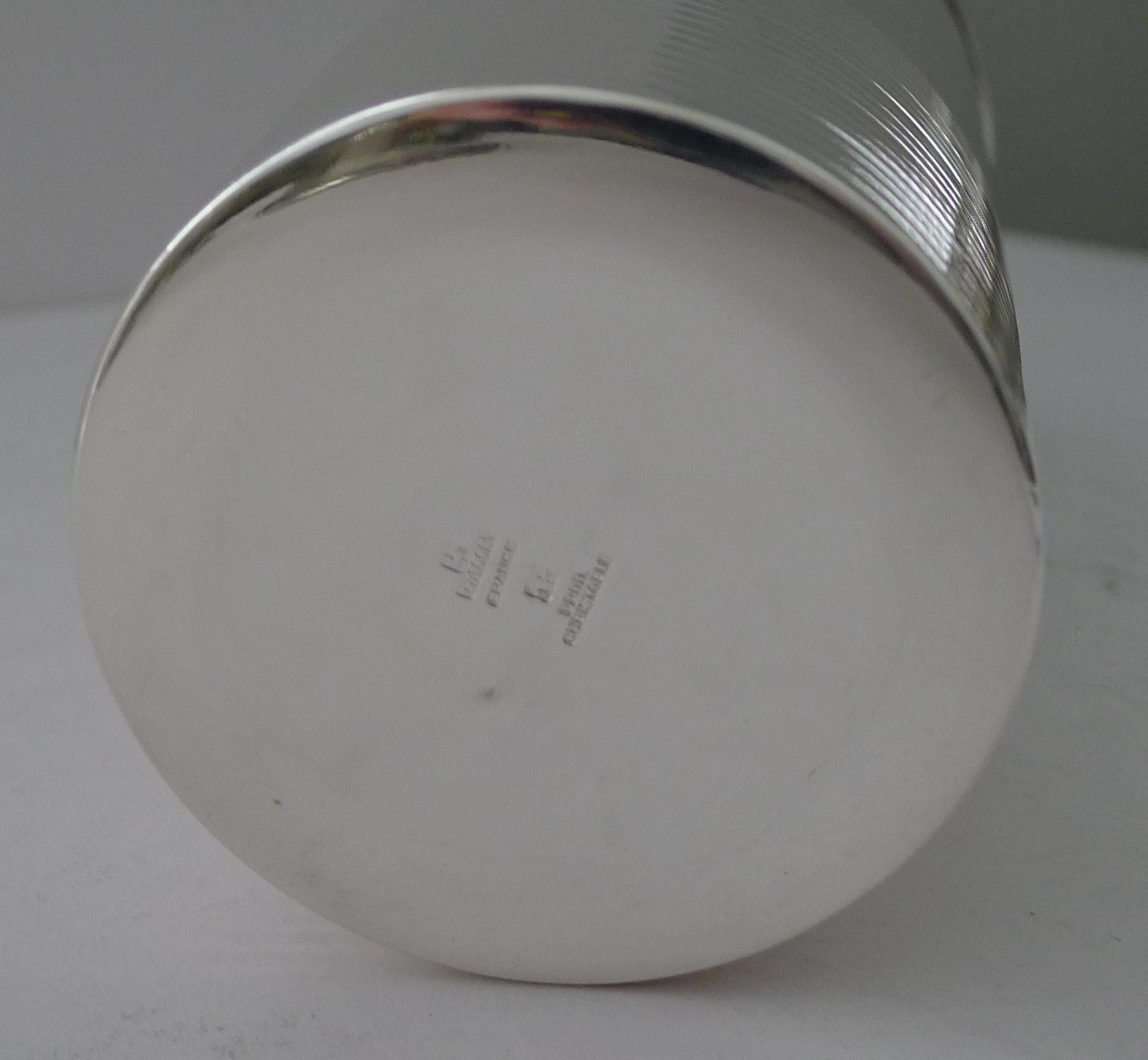 Luc Lanel für Christofle - Ondulations Cocktail Shaker um 1935 1