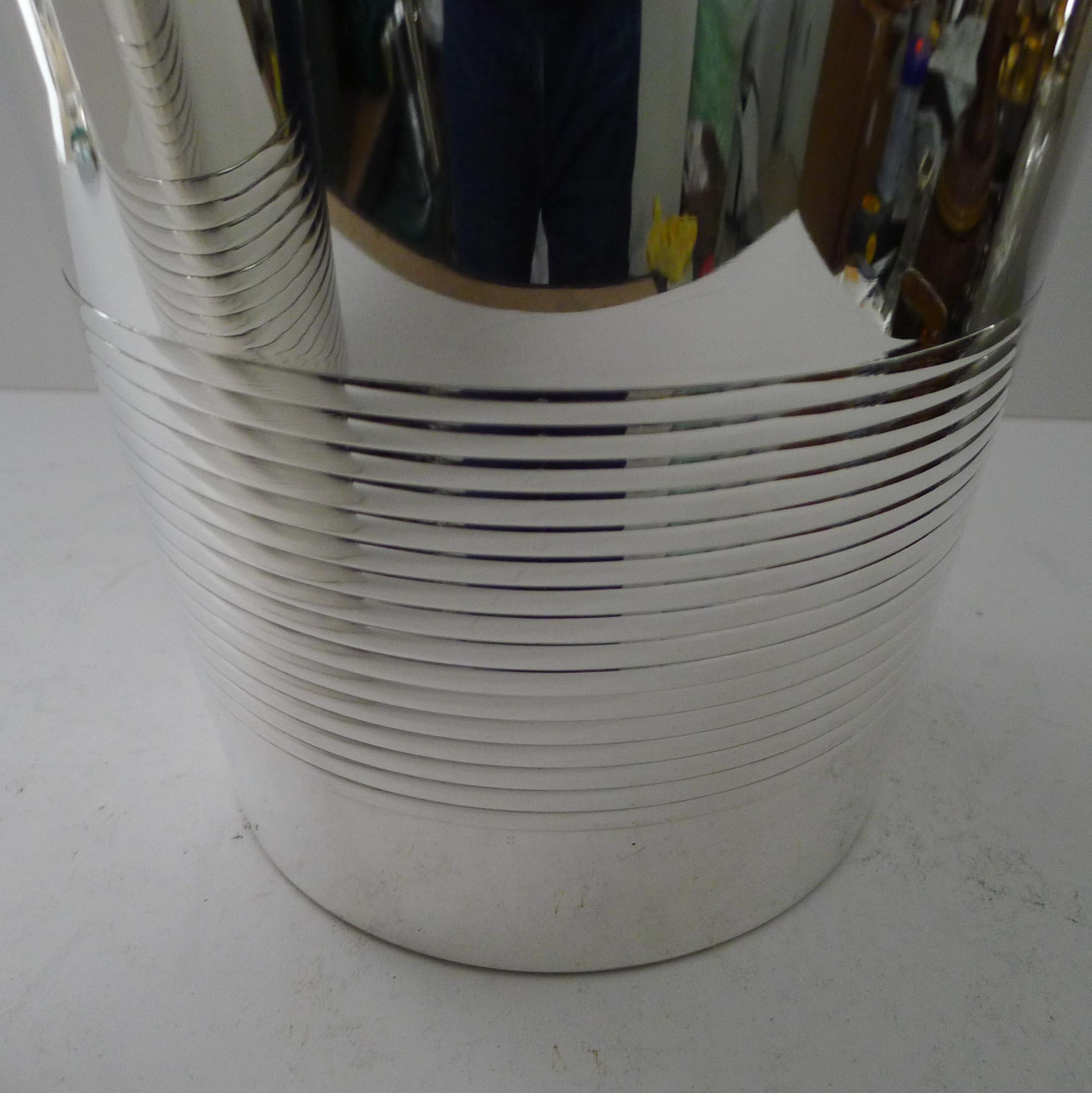 Luc Lanel for Christofle - Pair Champagne Buckets / Wine Coolers - Vulcan c.1940 For Sale 3