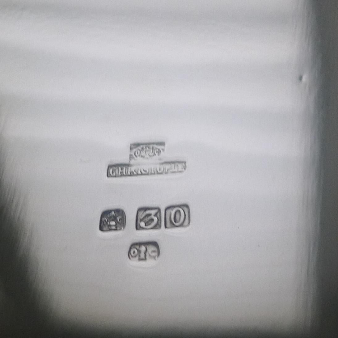 Luc Lanel for Christofle Wine / Champagne Cooler - Ondulations c.1932 Chapado en plata en venta