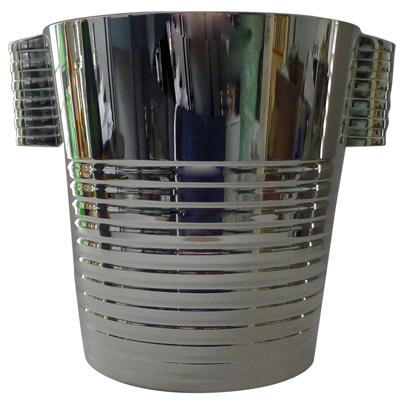 Luc Lanel for Christofle Wine / Champagne Cooler - Ondulations c.1932