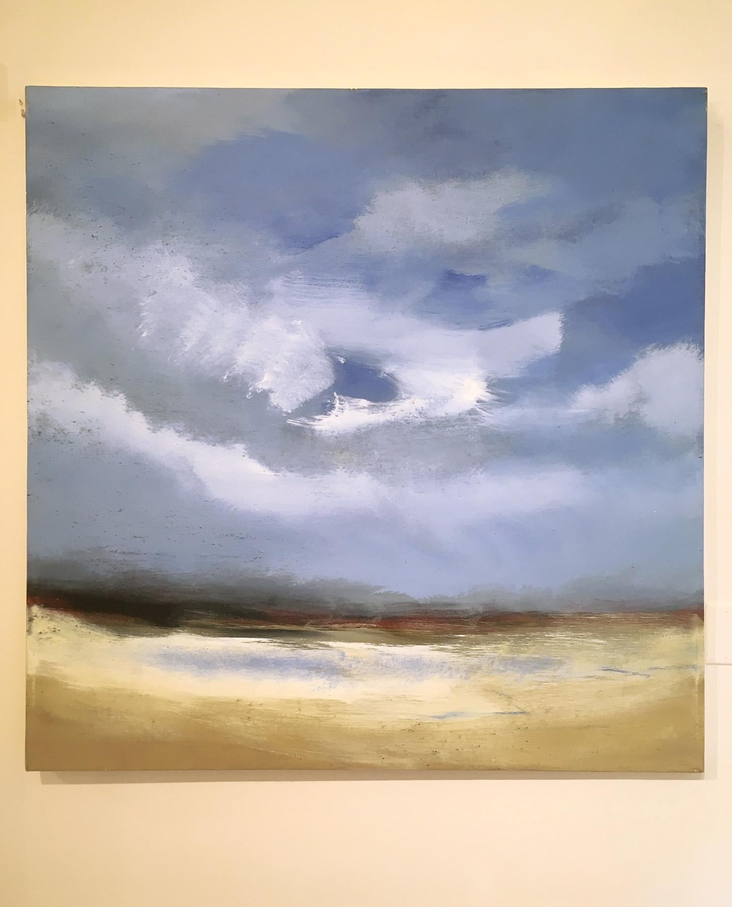 48x48.landscape.2007.04 - Painting by Luc Leestemaker