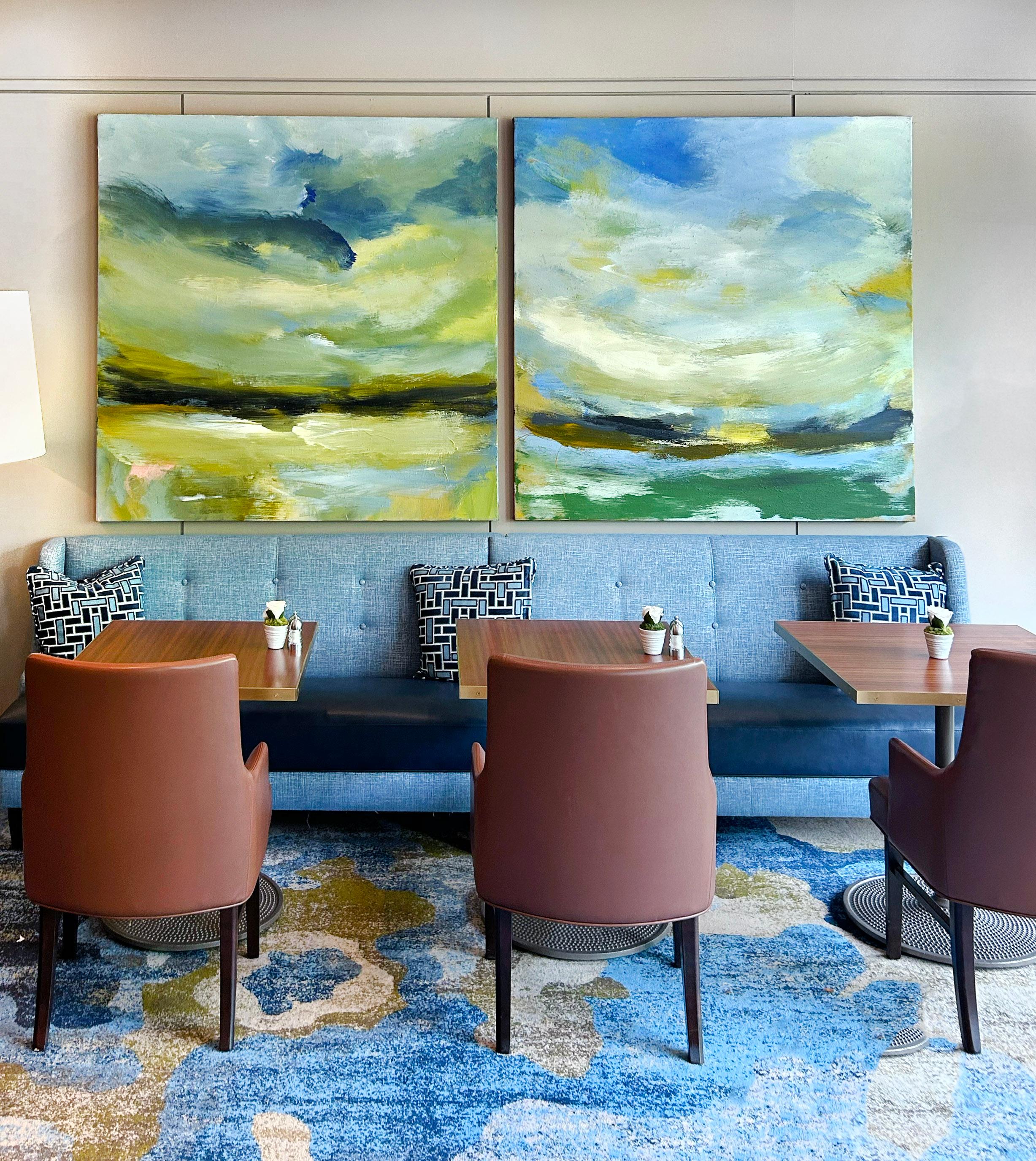 60x60.Landscape.2008.05 - Painting de Luc Leestemaker