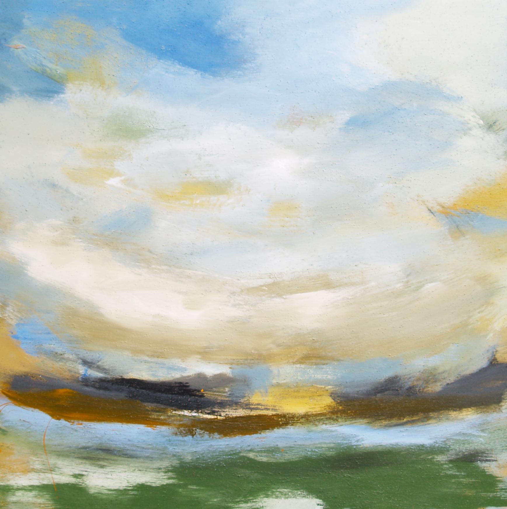 Luc Leestemaker Abstract Painting - 60x60.Landscape.2008.05