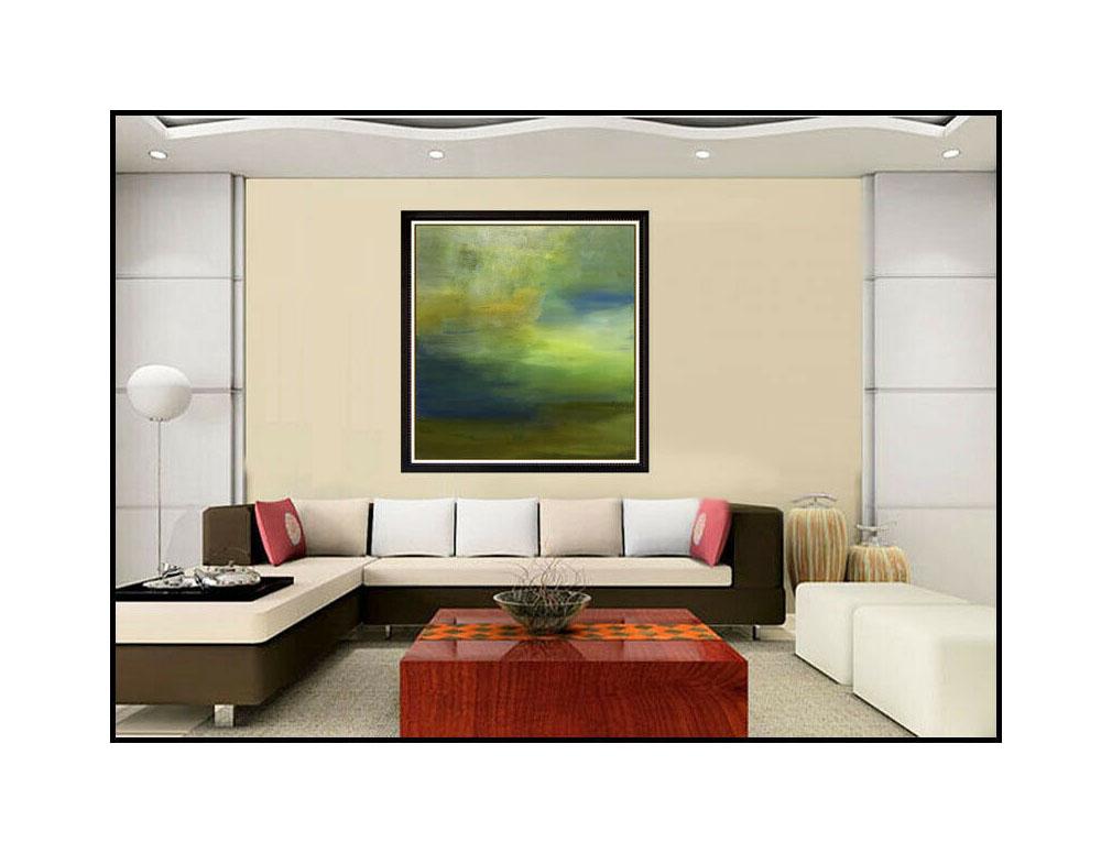 Luc Leestemaker Original Acrylic Painting On Canvas Signed Large Landscape Art For Sale 1