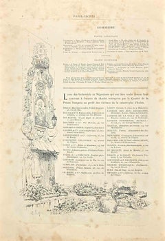 Paris-Ischia - Lithograph by Luc-Olivier Merson - 1880s