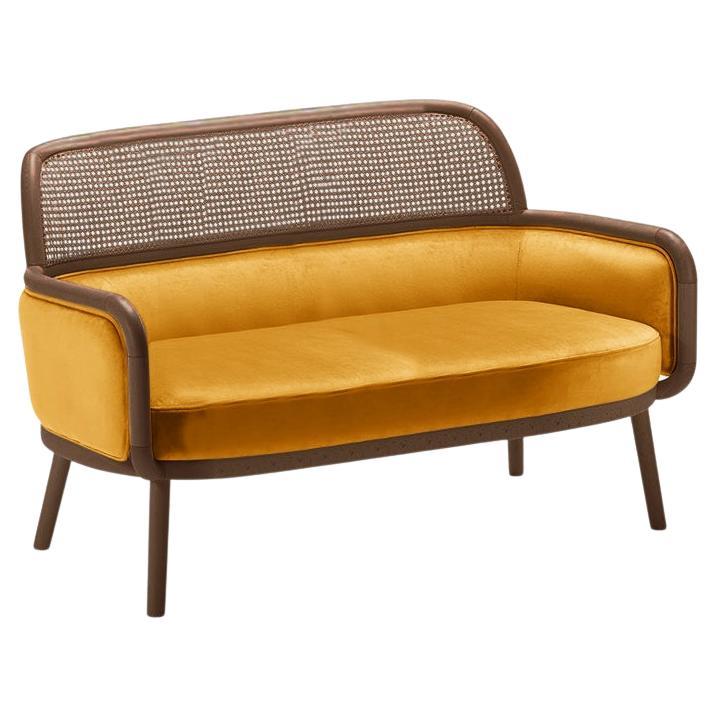 Luc Sofa Klein mit Eschenholz-Asche-056-1 und Korn