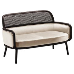 Luc Sofa Small with Beech Ash-056-5 and Boucle Snow