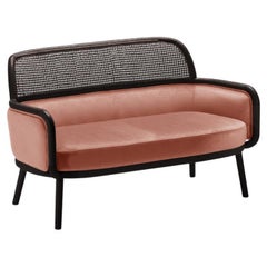 Luc Sofa Small with Beech Ash-056-5 and Paris Brick