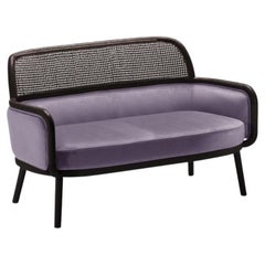 Luc Sofa Small with Beech Ash-056-5 and Paris Lavanda