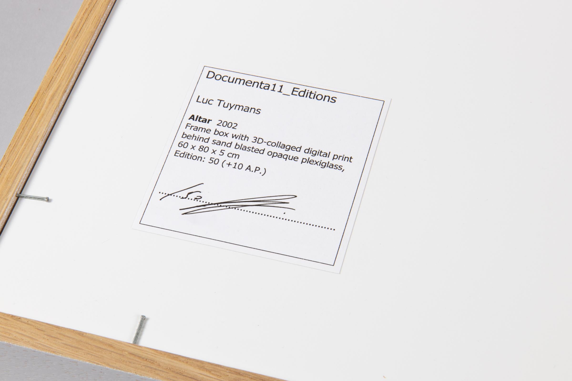 Luc Tuymans, Altar (for Documenta 11) - 2002, Light Box, Signed Print For Sale 3
