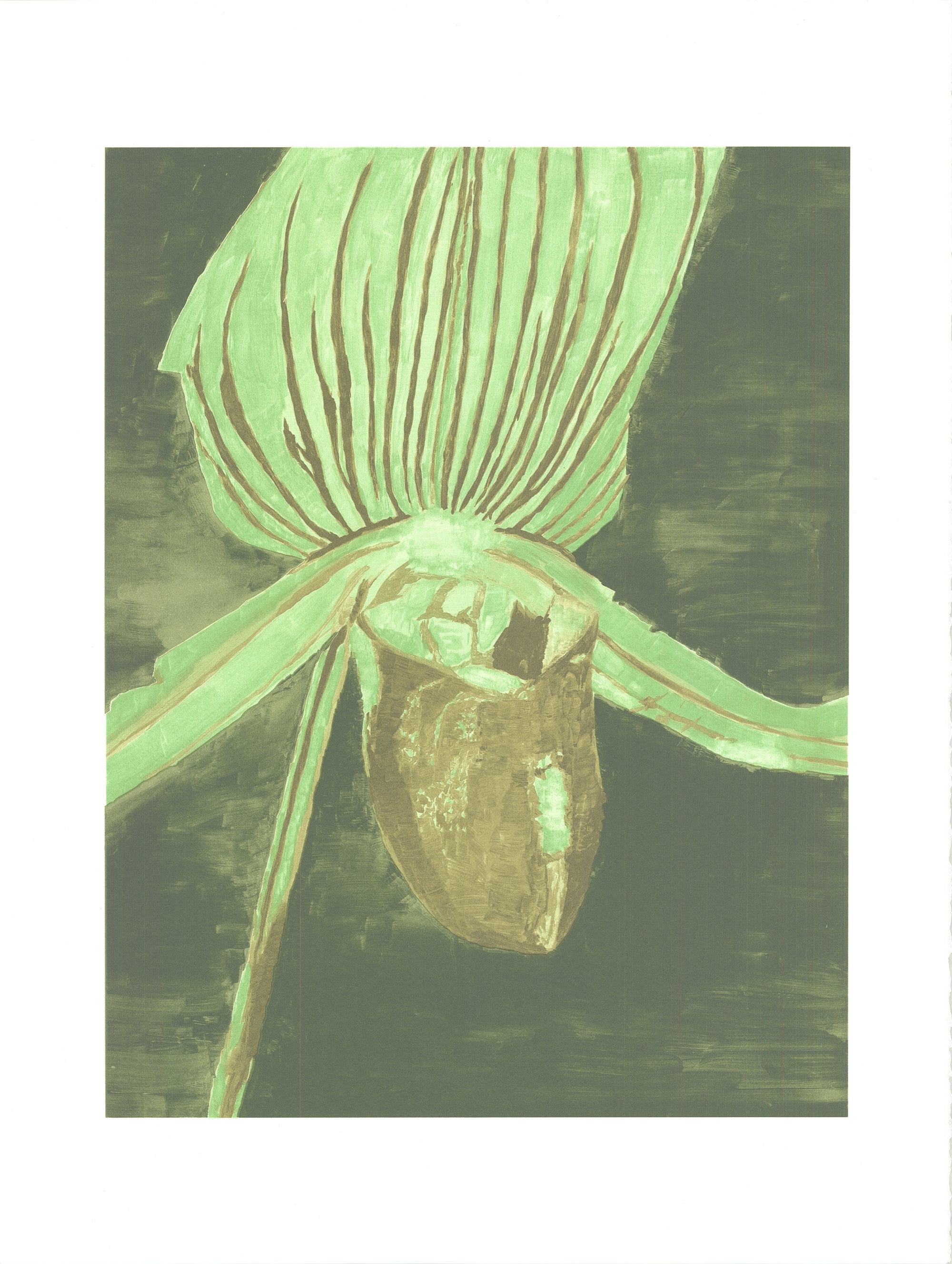 LUC TUYMANS Orchid, 2013 UNSIGNED - Print by Luc Tuymans