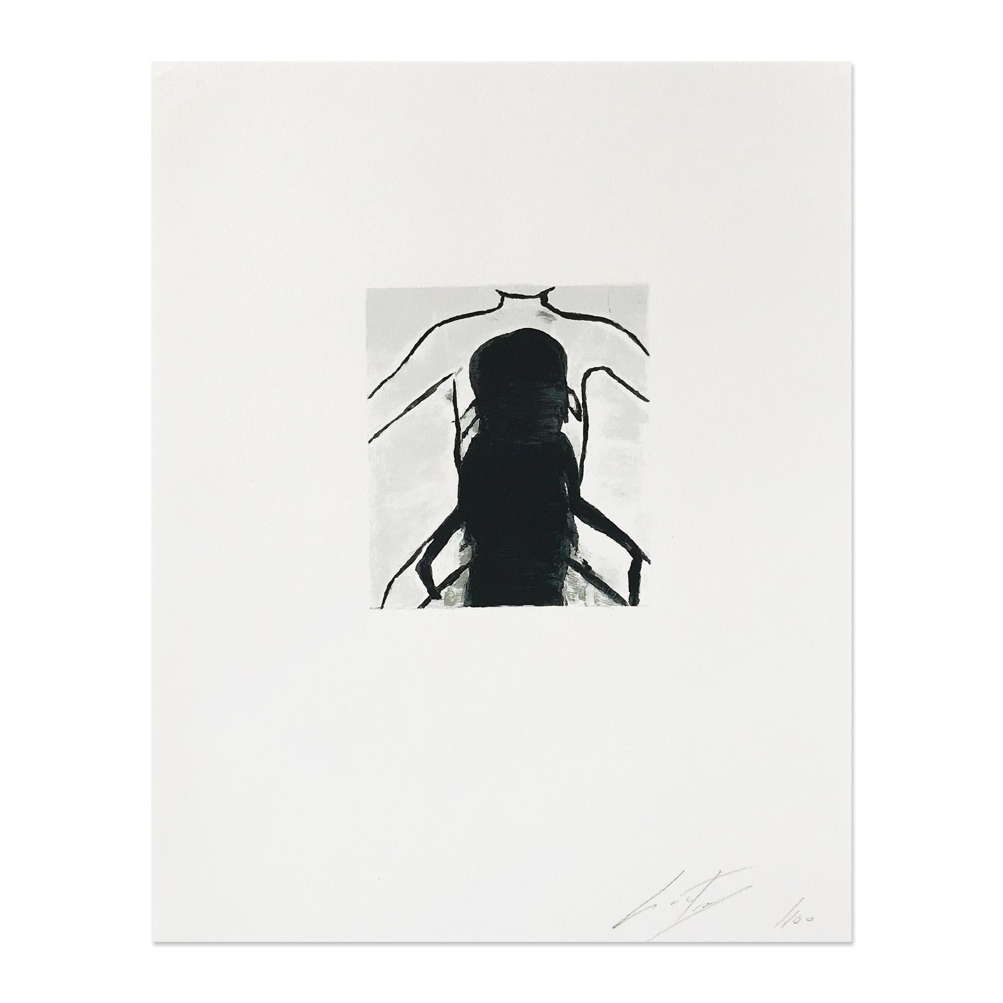 Lux Tuymans (belga, nacida en 1958)
Superstición, 2005
Soporte: Serigrafía en 5 colores sobre papel Somerset
Dimensiones: 40 x 32 cm
Edición de 100 + 5 A.P.: Firmada a mano y numerada a lápiz
Editorial: Revista Monopol, Berlín
Impresor: Roger