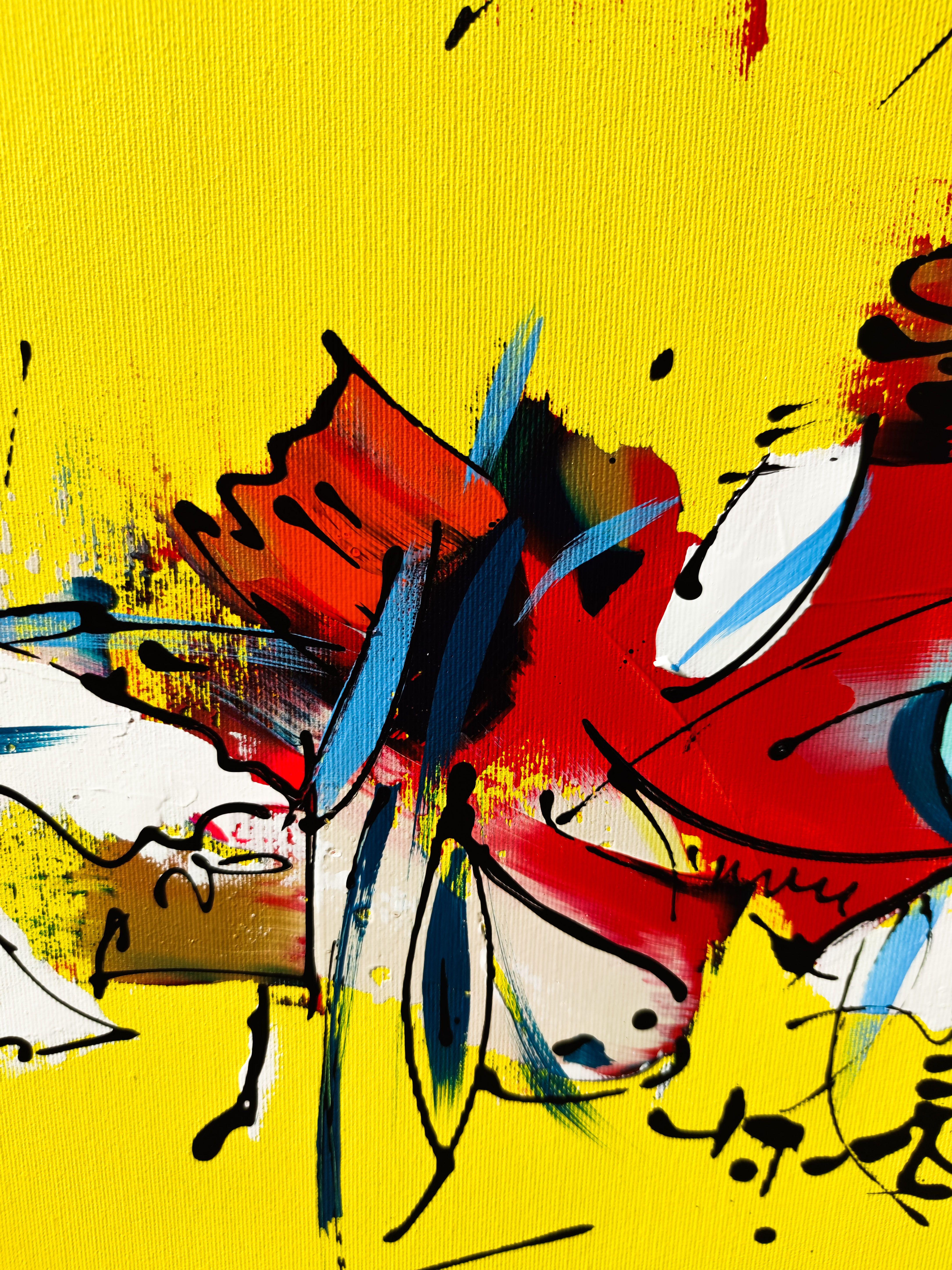 The work is named in reference to Lagerha, a famous Warrior from Scandinavian mythology. Known for going into battle on the front lines in front of the bravest warriors. Symbol of strength, courage and independence.     Produced on canvas and