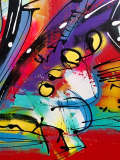 Passion Red, Painting, Acrylic on Canvas