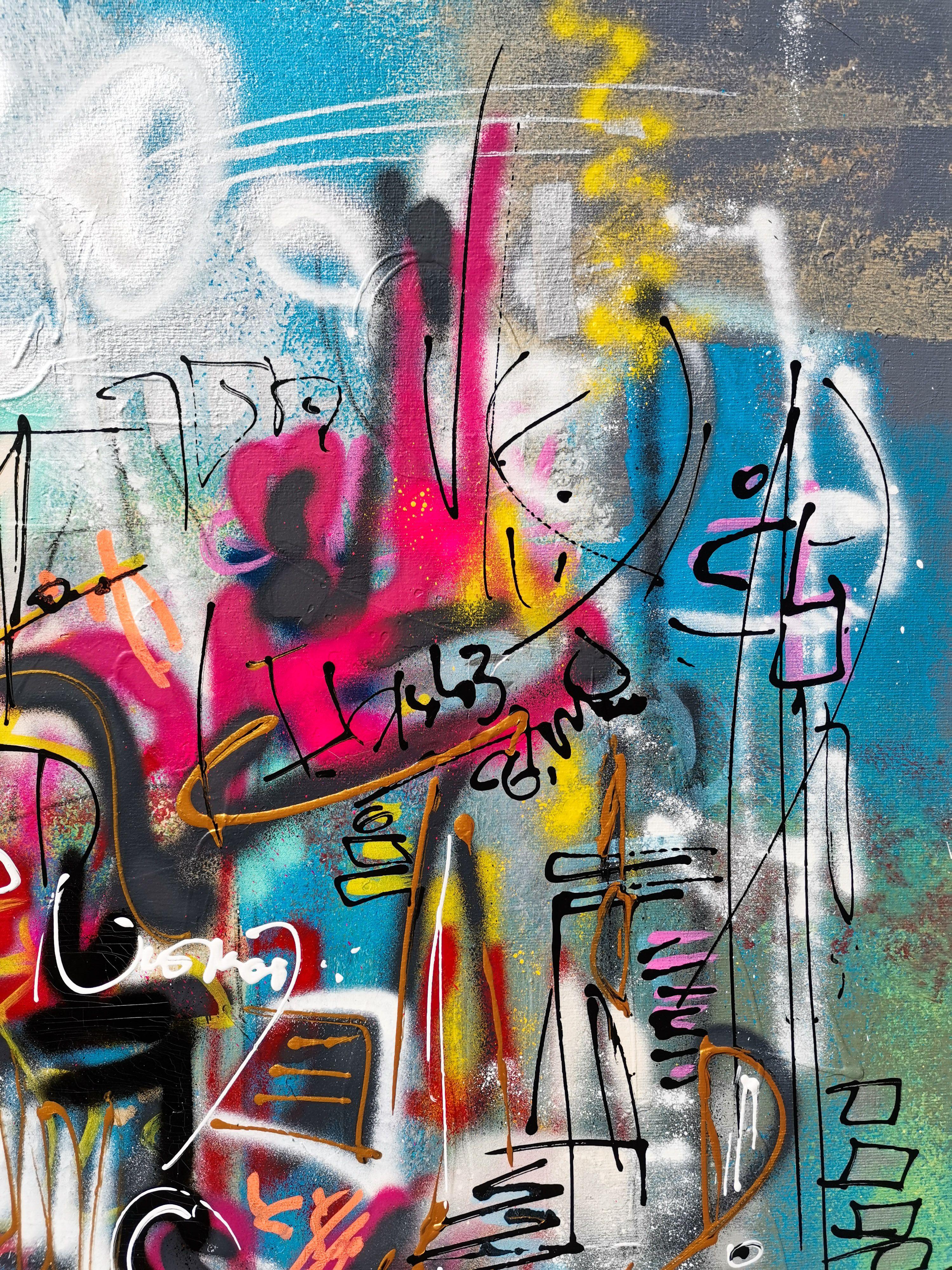 SÃrÃnade, Pittura, Acrilico su tela - Painting Astratto di Luc Villard