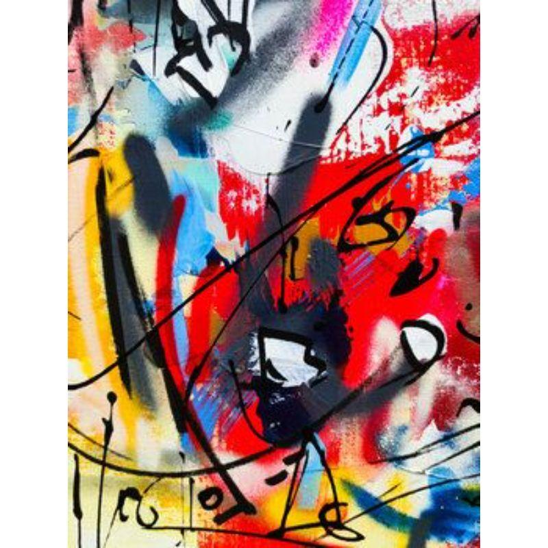 Di fronte a una tela bianca, è necessario immergersi in una trance creativa che permetta di ottenere una resa armoniosa dei colori e dei movimenti. Una volta terminata, una lunga riflessione viene a dare un'identità alla tela: L'Argo, che fa