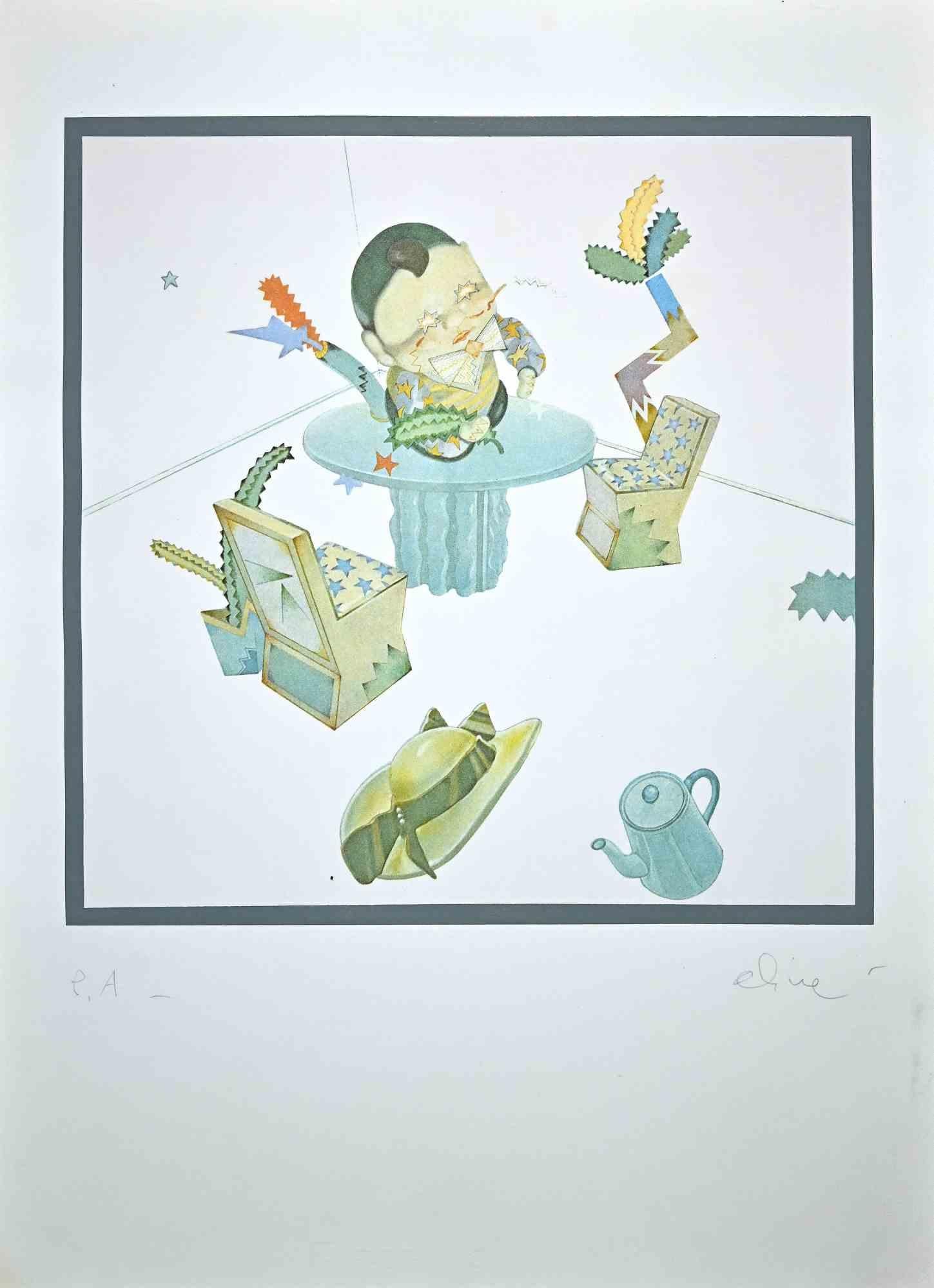 Screen print on paper.

Artist proof hand signed in pencil.

Very good condition.