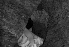 A Fatal Pass, entrance to the inferno. Black and White landscape Photograph