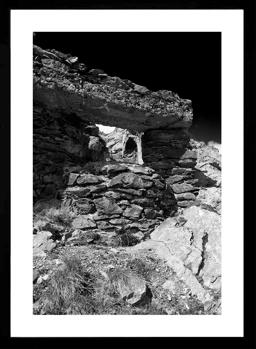 Luca Artioli Black and White Photograph - A Fatal Pass. Black and White landscape Photograph