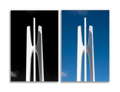Miami Abstractions 1 and (B&W), Diptych, Color Photograph