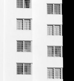 Miami Abstractions 2, Fotografia in bianco e nero di un paesaggio architettonico