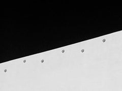 Miami Circles 1. Black and White Architectural Landscape Photograph