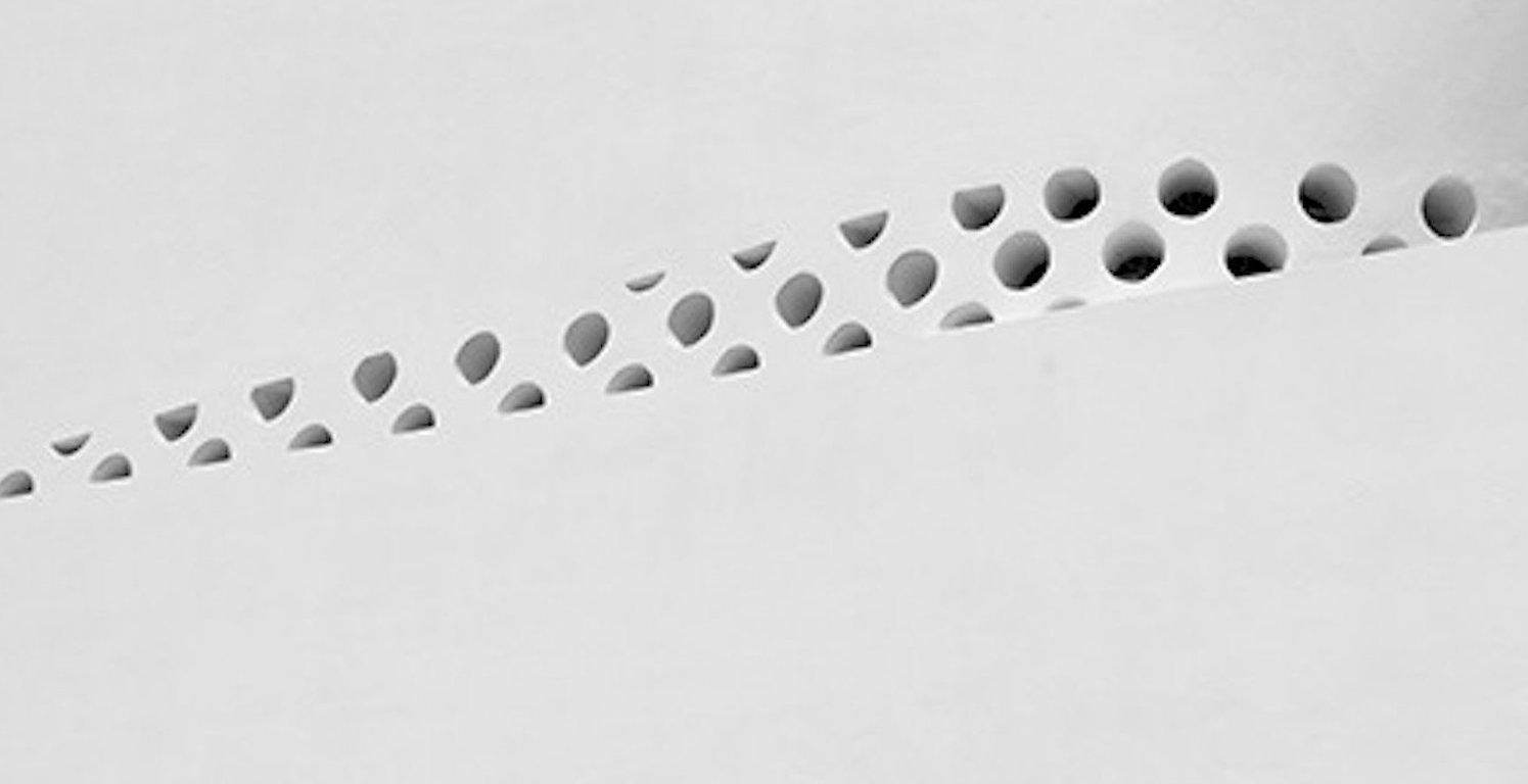 Cercles de Miami 1. Photographie de paysage architectural en noir et blanc en vente 1