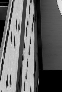 Miami Downtown,  Black and White Architectural Landscape Photography