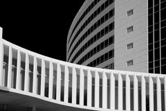 Miami Stripes 09 02bn. Black and White Architectural Photography